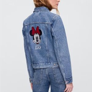 Gap × Disney Minnie Mouse Icon Denim Jacket - Size XL